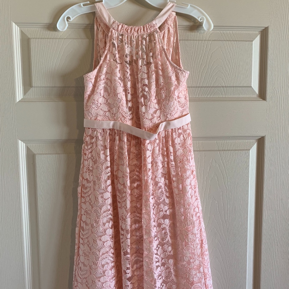 Light Pink Kid's Bridesmaid Dress